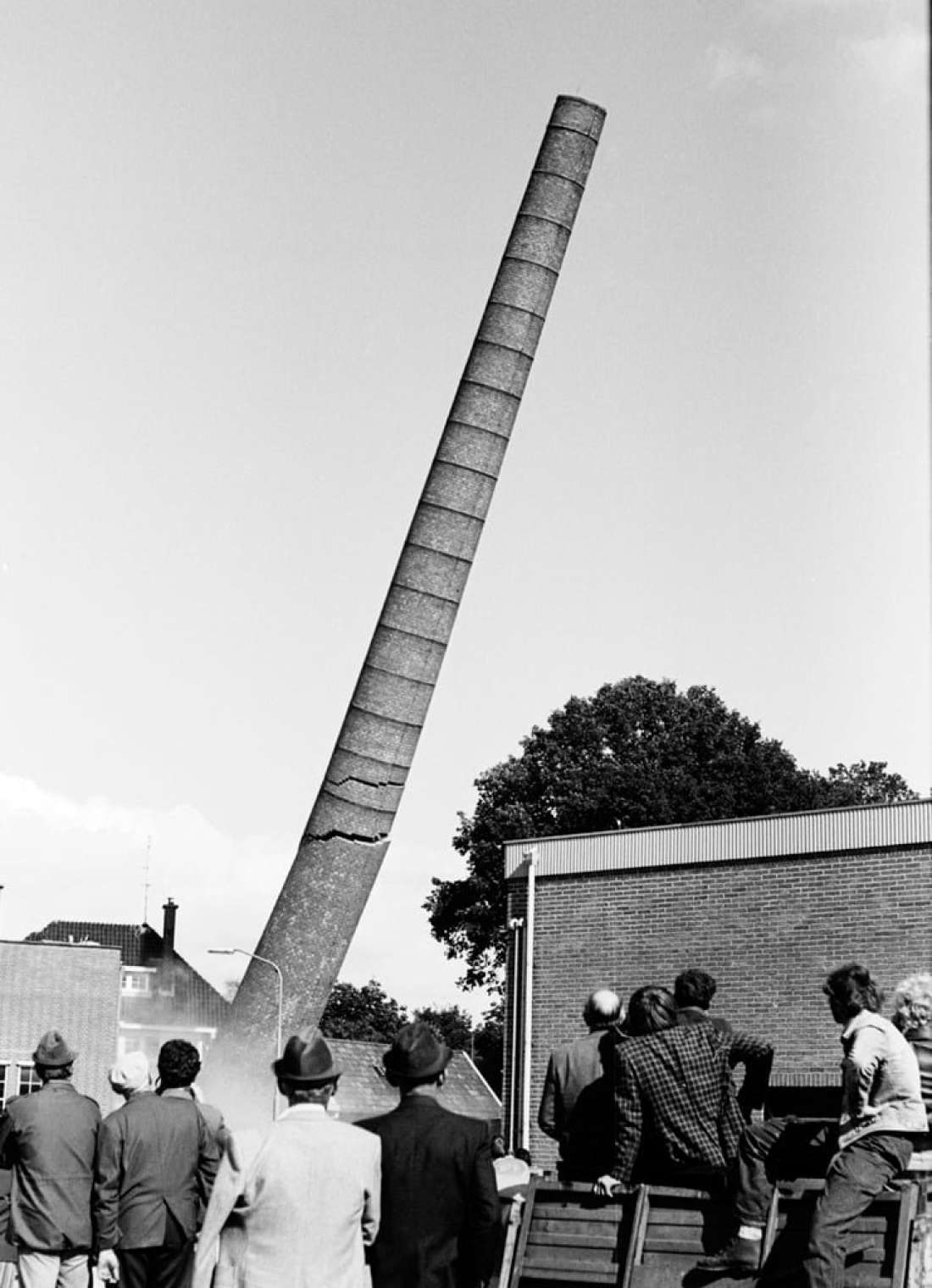 De val van De Pijp van Westerbork. Foto Bert Visser.