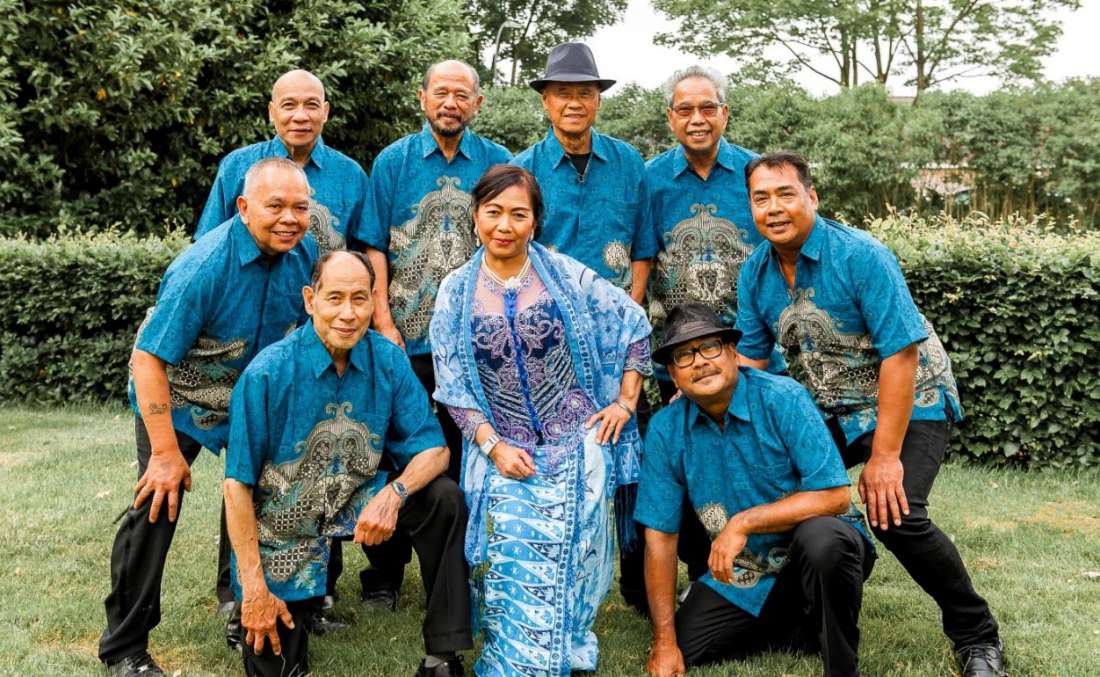 Muziekgroep van Eddy Pendjol, voorheen Kamp Pieterberg Westerbork, Toegoenezen